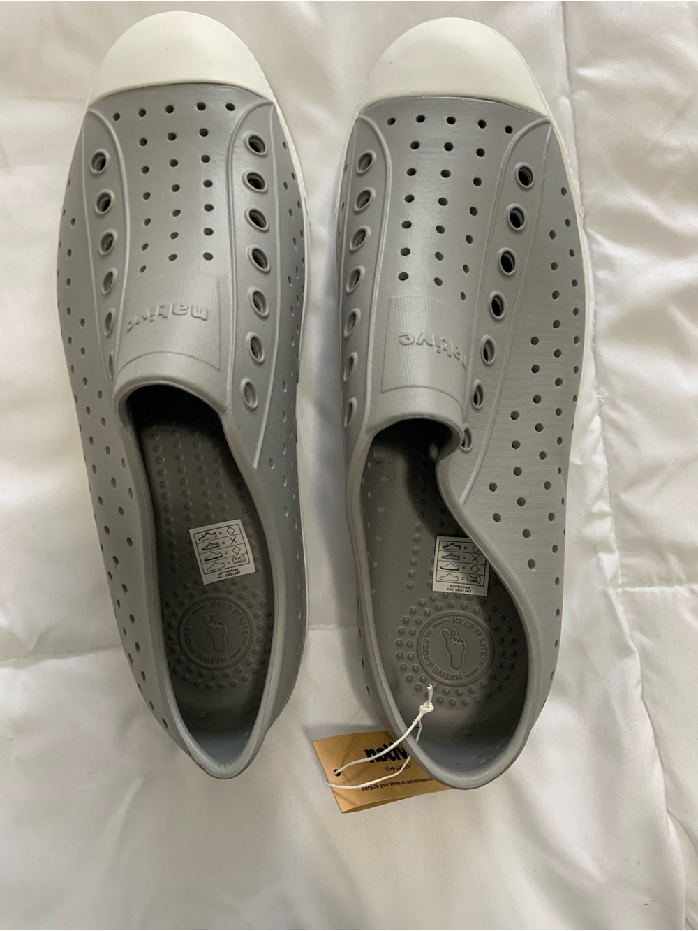 New Native shoes Size 10